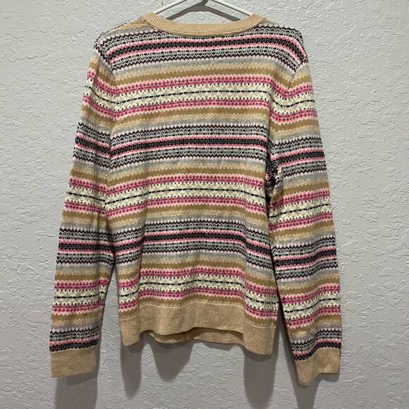 Talbots Lambs Wool Blend Cardigan Sweater Women's Size Large - Picture 4 of 7